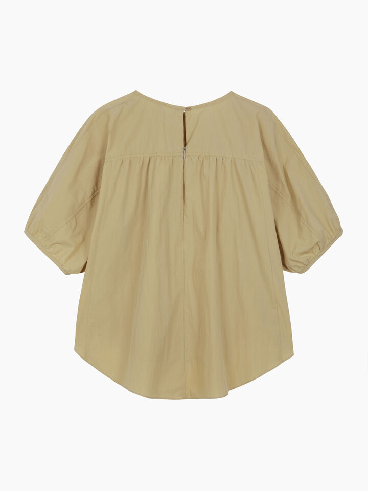 Beige blouse with balloon sleeves - null - Beige | Sisley K image number 2